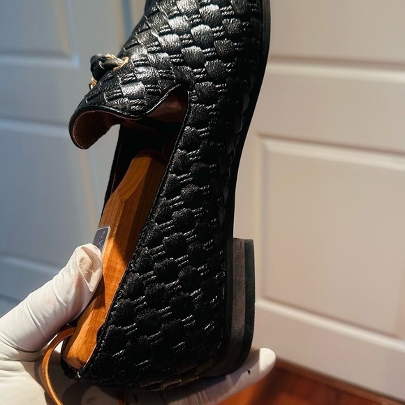 JITAI Black Gold Medal Tassel Loafers. - Picture 9 of 9